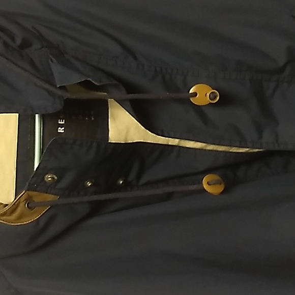 Structure warm blue and leather trimmed jacket size Men's large. Please see pics - Picture 11 of 13